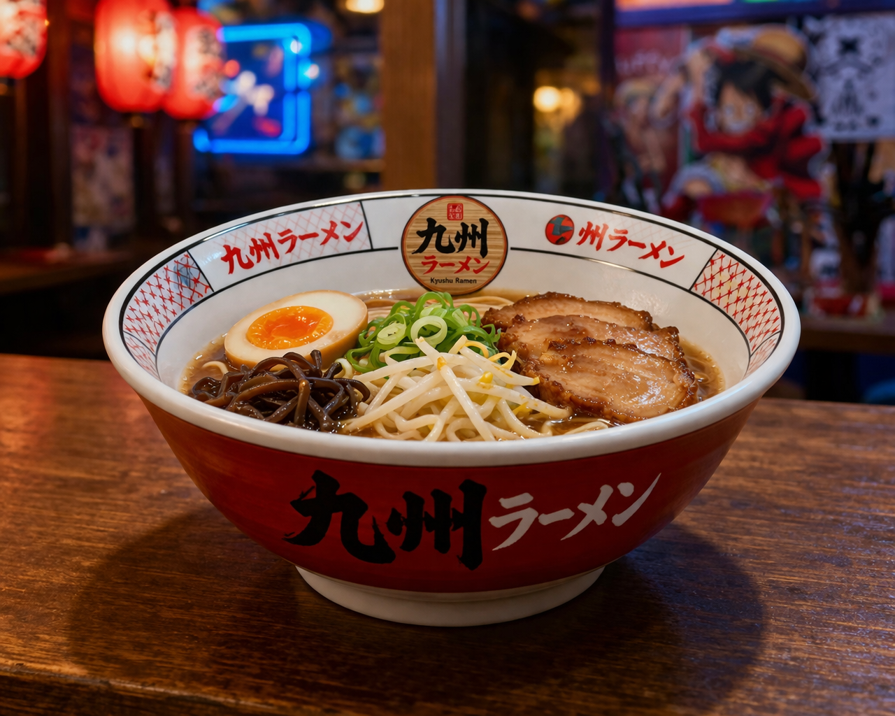Bol de ramen tonkotsu signature Kyushu Ramen